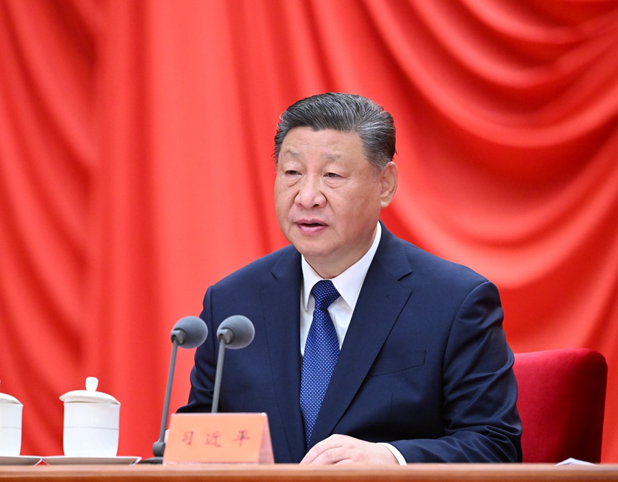 ??1月6日，中共中央總書記、國家主席、中央軍委主席習近平在中國共產(chǎn)黨第二十屆中央紀律檢查委員會第四次全體會議上發(fā)表重要講話。
